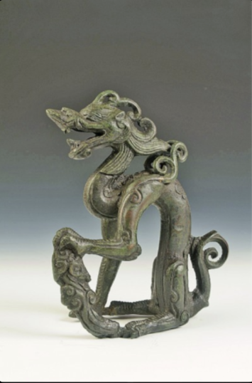 金代铜坐龙馆藏照片